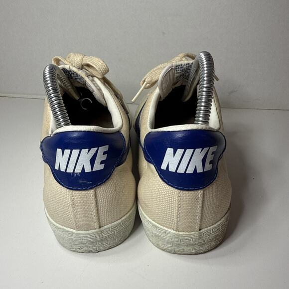 Vintage Nike Shoes Mens Size 7.5 White Blue Waffle Canvas Made In Korea 70s 80s main image 12